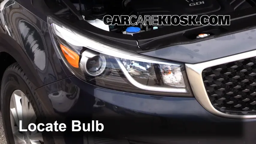 2015 Kia Sedona LX 3.3L V6 Lights Daytime Running Light (replace bulb)
